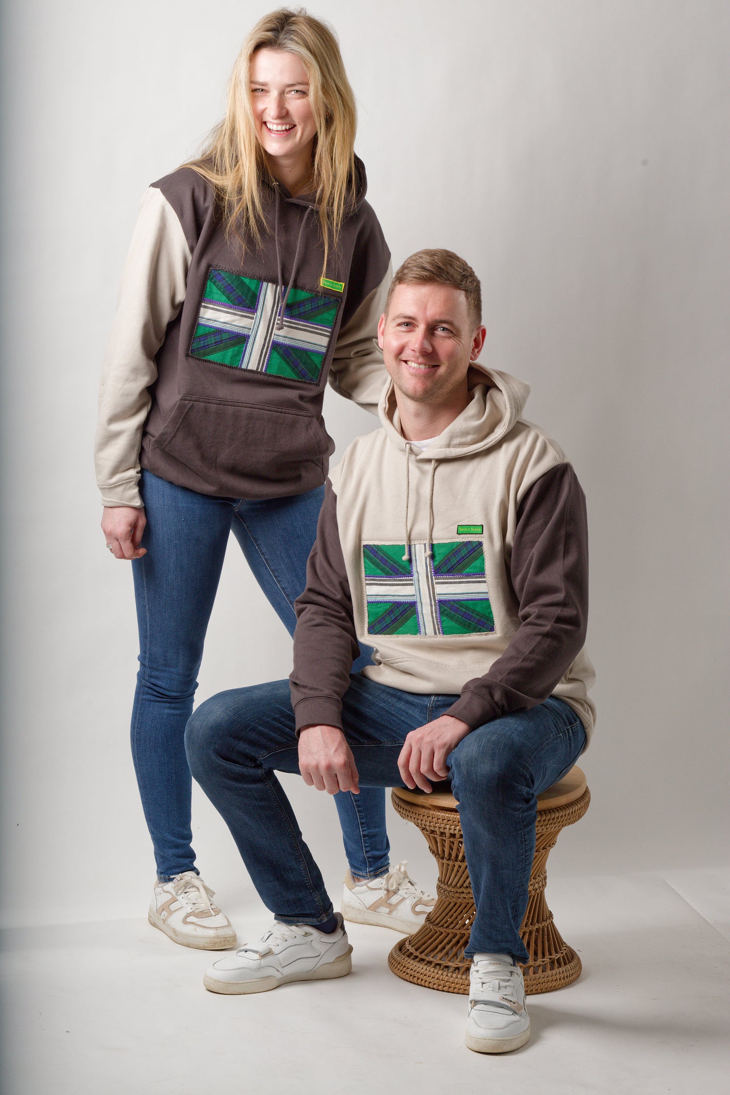 SJ Original Scott Fern Hooded Jumper